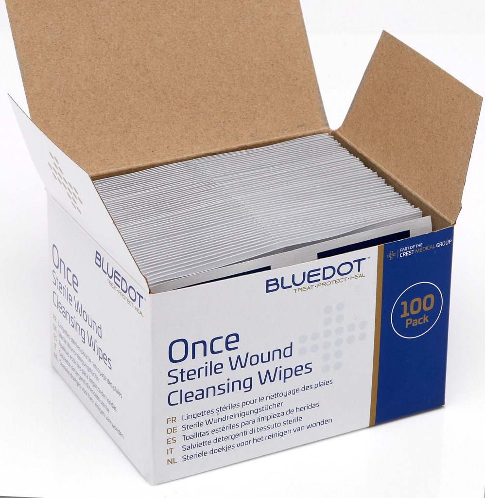 Alcohol free skin wipes pk100 - Image 3